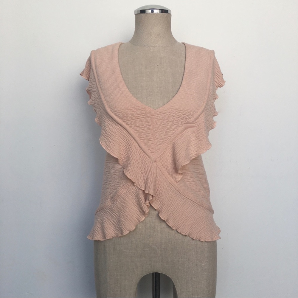 AMERICAN RAG Ruffled Crop Top - Picture 2 of 6